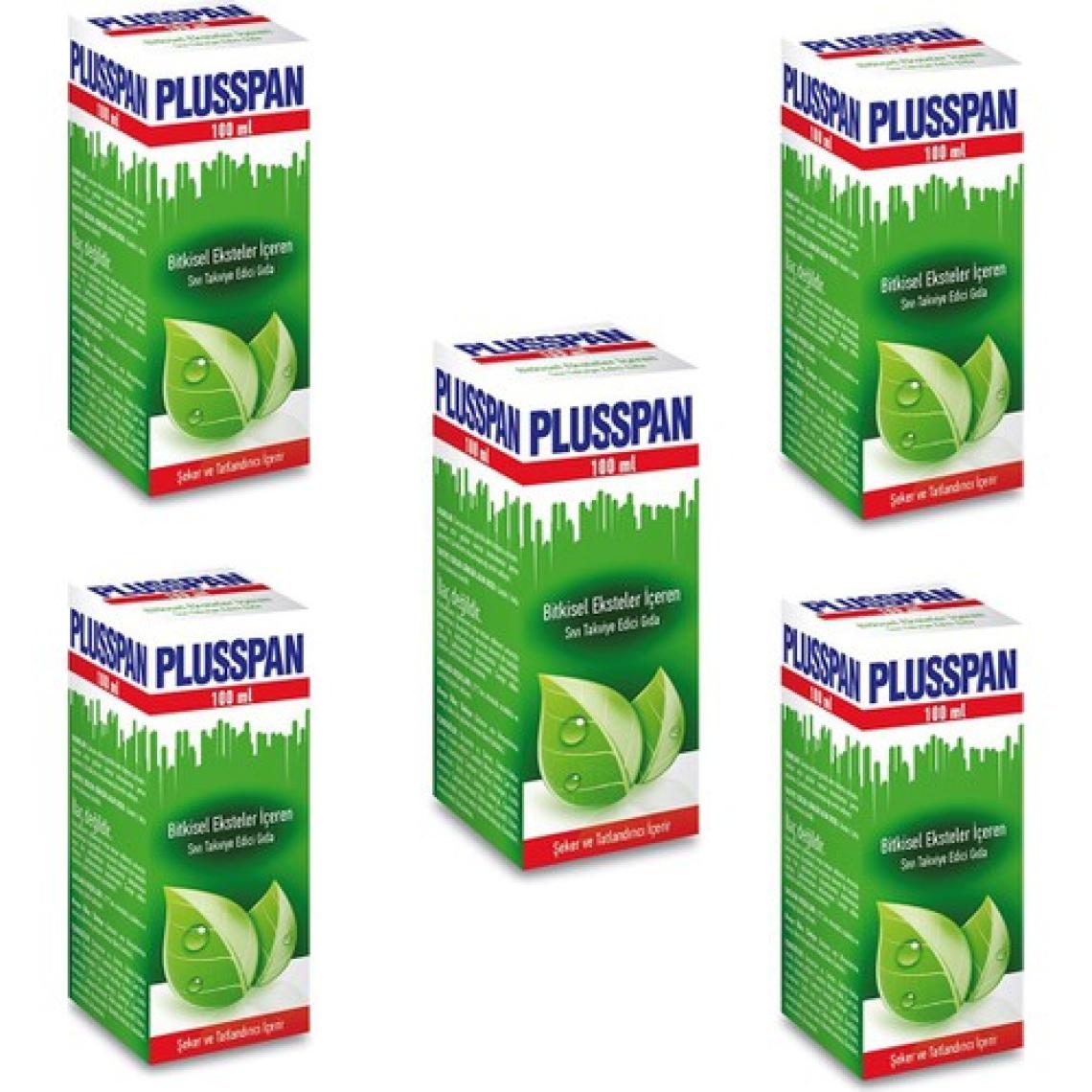Ledapharma Plusspan Bitkisel Şurup 100ml x 5 Adet