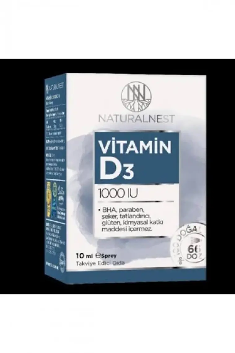 Naturalnest Vitamin D3 1000 IU 10 ml Sprey