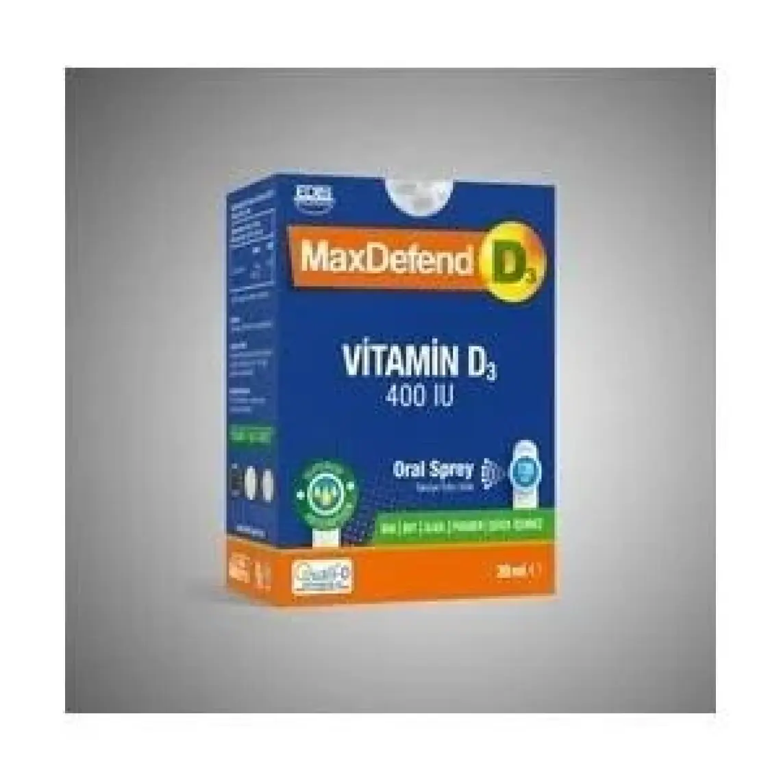 Edis Pharma Maxdefend Vitamin D3 400IU Oral Sprey 20 ml