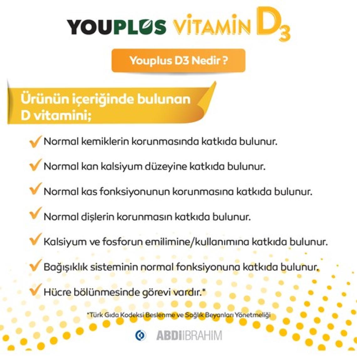 Youplus 400 IU Vitamin D3 20 ml Sprey