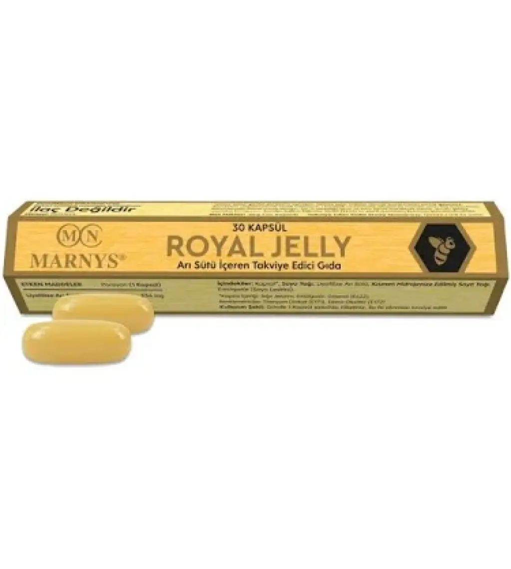 Marnys Royal Jelly 1000 MG 30 kapsül