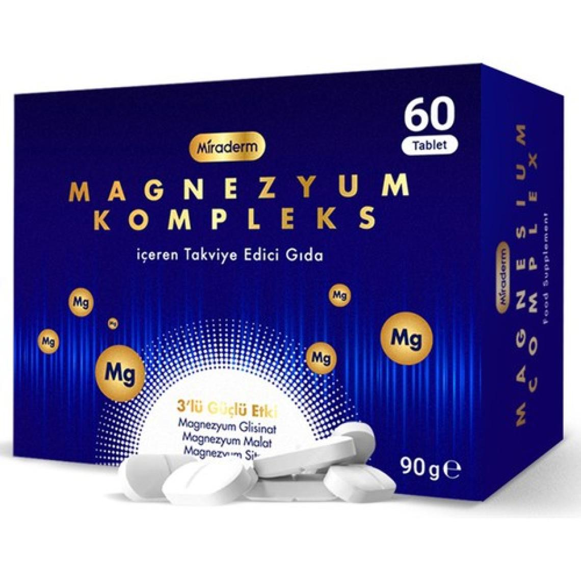 Miraderm Magnezyum Complex 60 Tablet