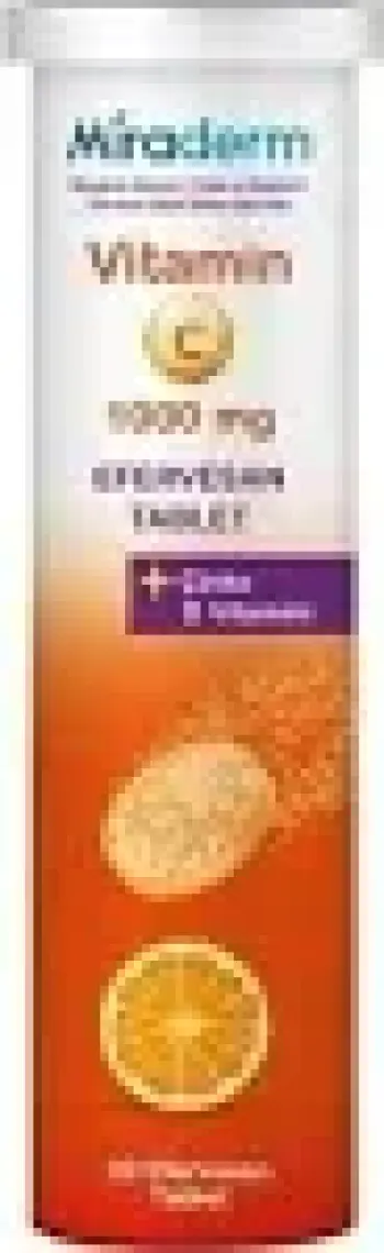 Miraderm C Vitamini 1000 Mg 20 Tablet