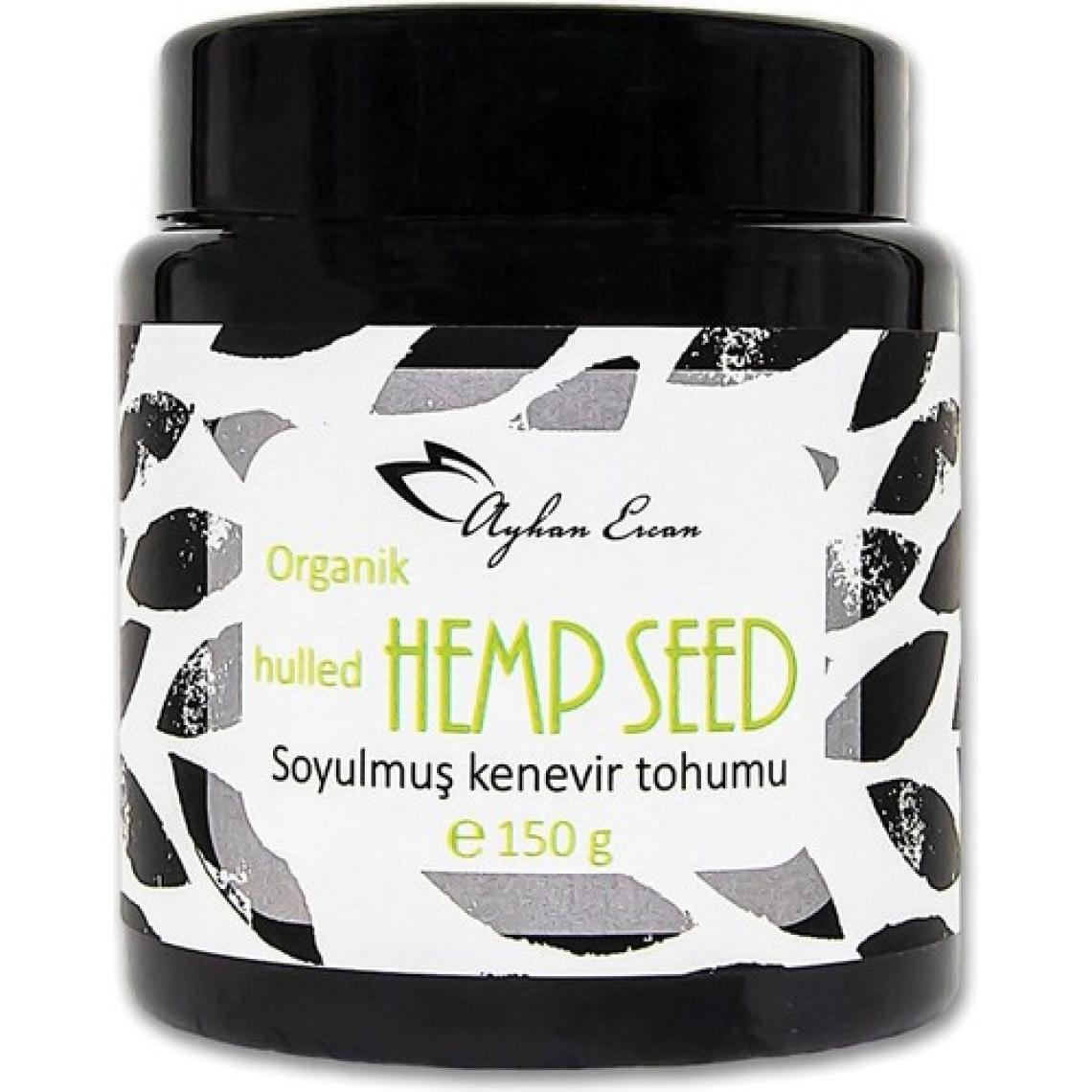 Ayhan Ercan Organik Hulled Hemp Seed Soyulmuş Kenevir Tohumu 150 G
