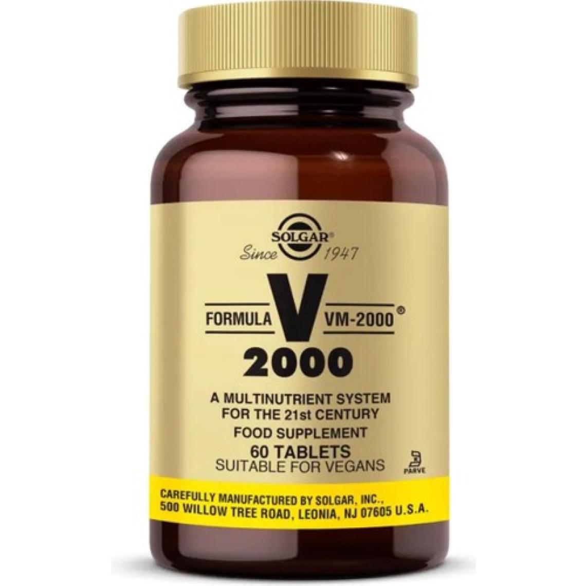Solgar Vm-2000 60 Tablet