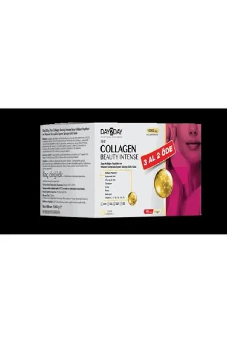 Day2Day The Collegen Beauty Çilek Aromalı 10000 Mg 30 Saşe - 3 Al 2 Öde