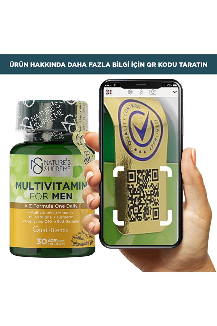 Nature's Supreme Multivitamin for Men 30 Kapsül