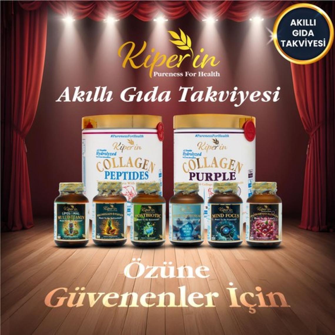 Kiperin Lipozomal Multivitamin 13 Vitamin & 6 Mineral Cilt - Saç - Tırnak & Enerji | Akıllı Gıda Takviyesi