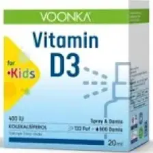 Voonka Vitamin D3 20ML For Kids