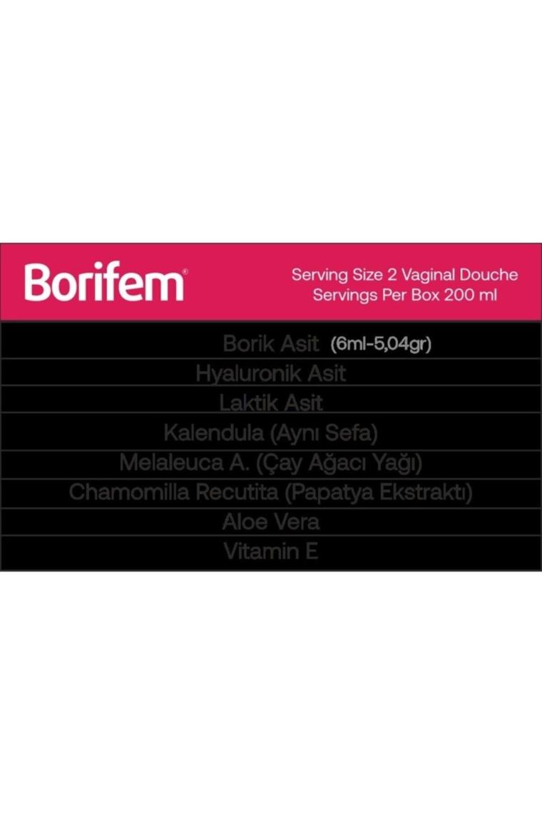 Borifem Vajinal Duş 200 ml