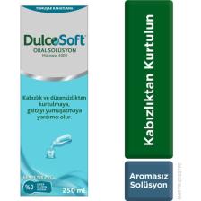 Dulcosoft Aromasız Oral Solüsyon 250 ml - Şekersiz, Glutensiz, Parabensiz ve Renklendiricisiz, Türkiye Menşeli