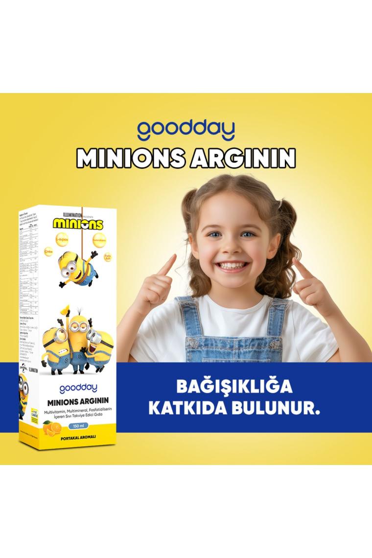 Goodday Minions Arginin Multivitamin Minarel Şurup 150 ml