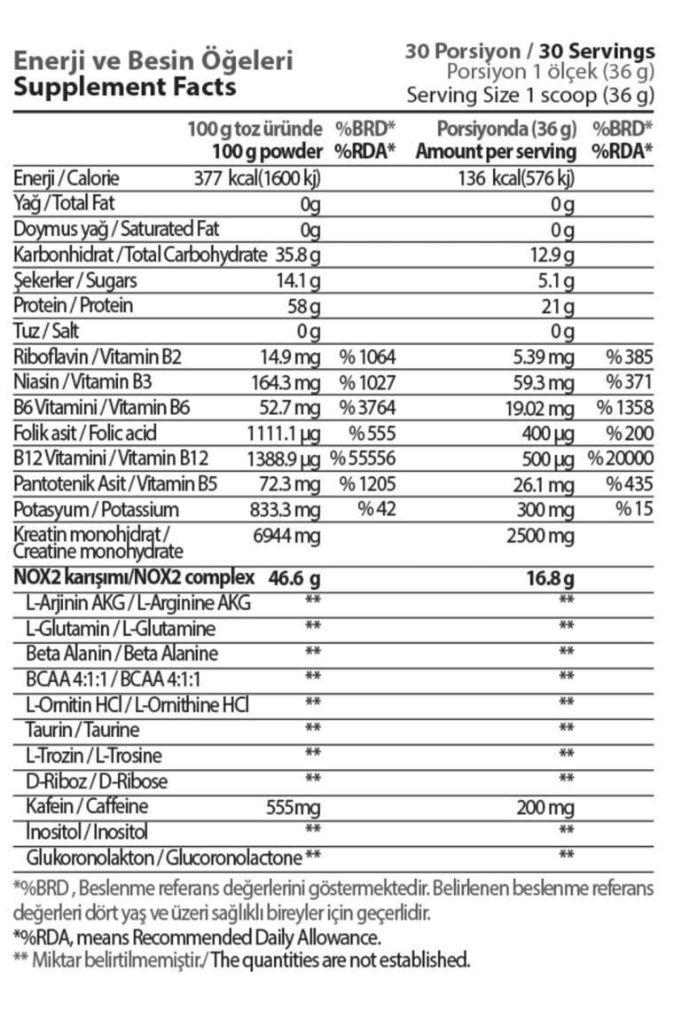 Nox 2 Karadut 1090 gr