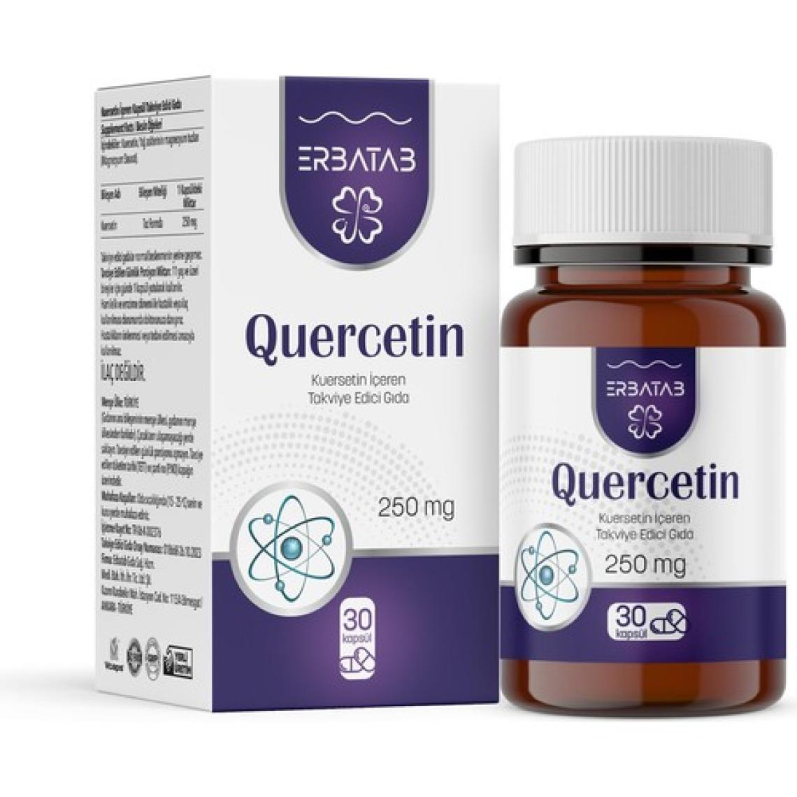 Erbatab Quercetin ( Kuersetin ) 30 Kapsül