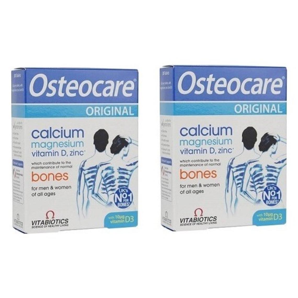 Osteocare Kalsiyum, Magnezyum, Vitamin D3, Çinko Içeren Gıda Takviyesi 30 Tablet X2 Adet