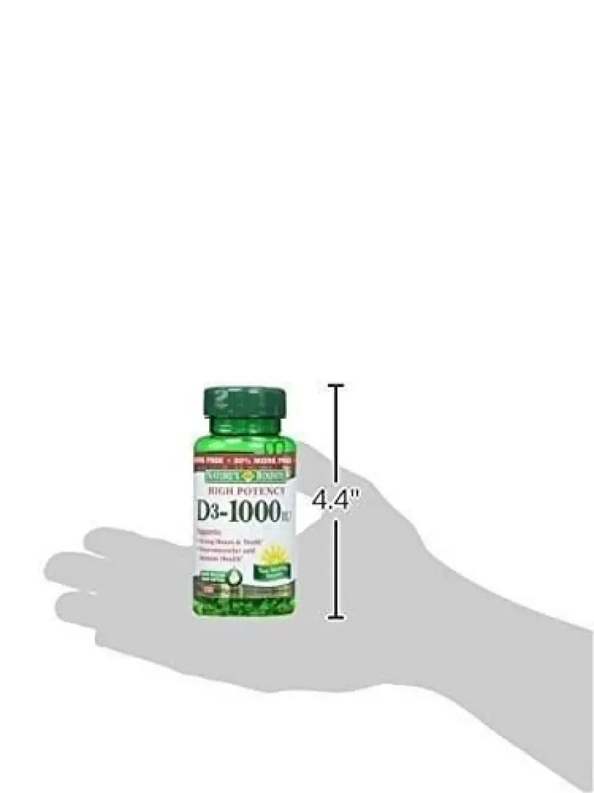 Nature's Bounty Vitamin D3 1000 IU 100 Softgel