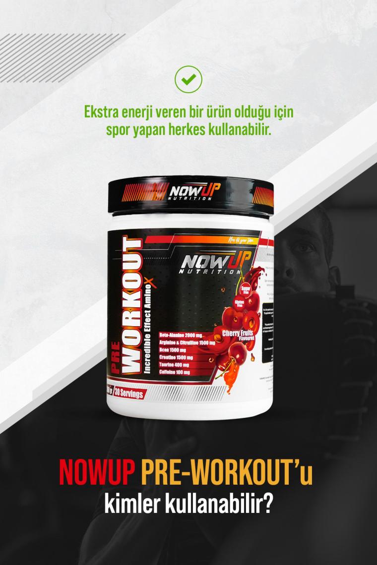 Pre- Workout Incredible Effect Amino Asit / Vişne Aromalı / 360 Gr. / 30 Servis