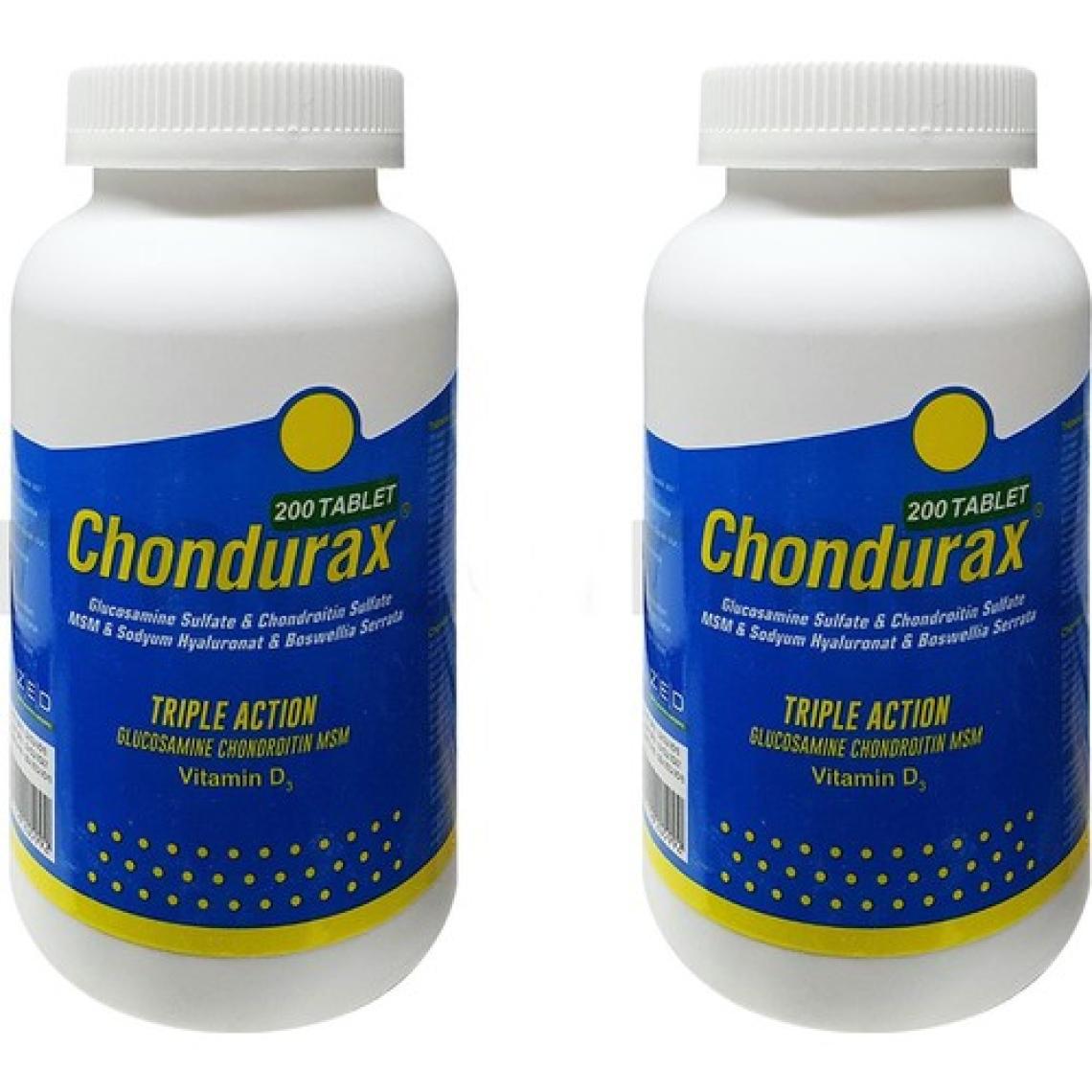 Chondurax Triple Action D3 Vitamin 200 Tablet x 2 Adet