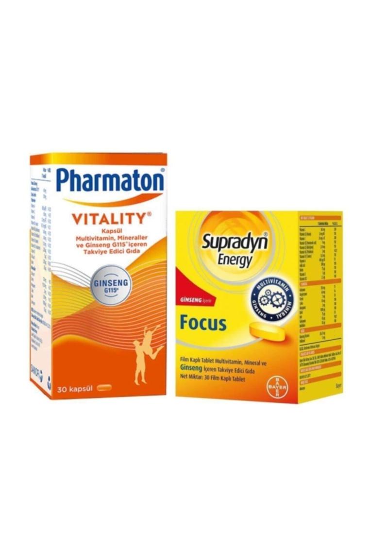 Supradyn Pharmaton Vitality 30 Tablet + Energy Focus 30 Tablet
