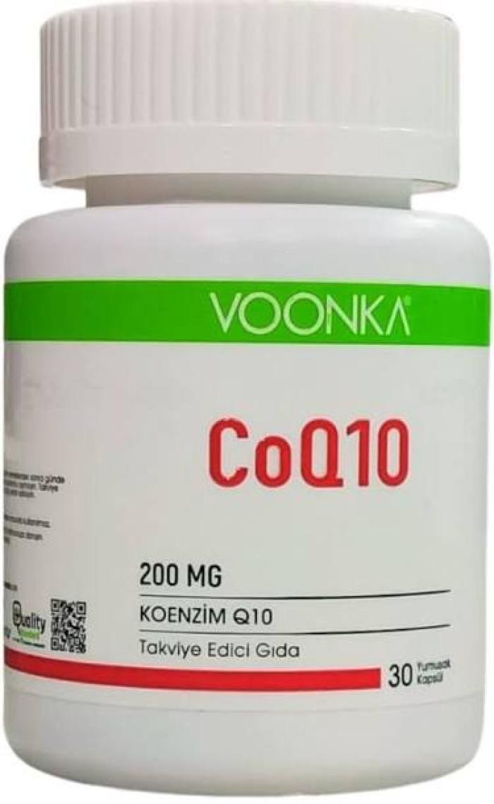 Voonka Co Q10 200 mg Koenzim 32 Yumuşak Kapsül