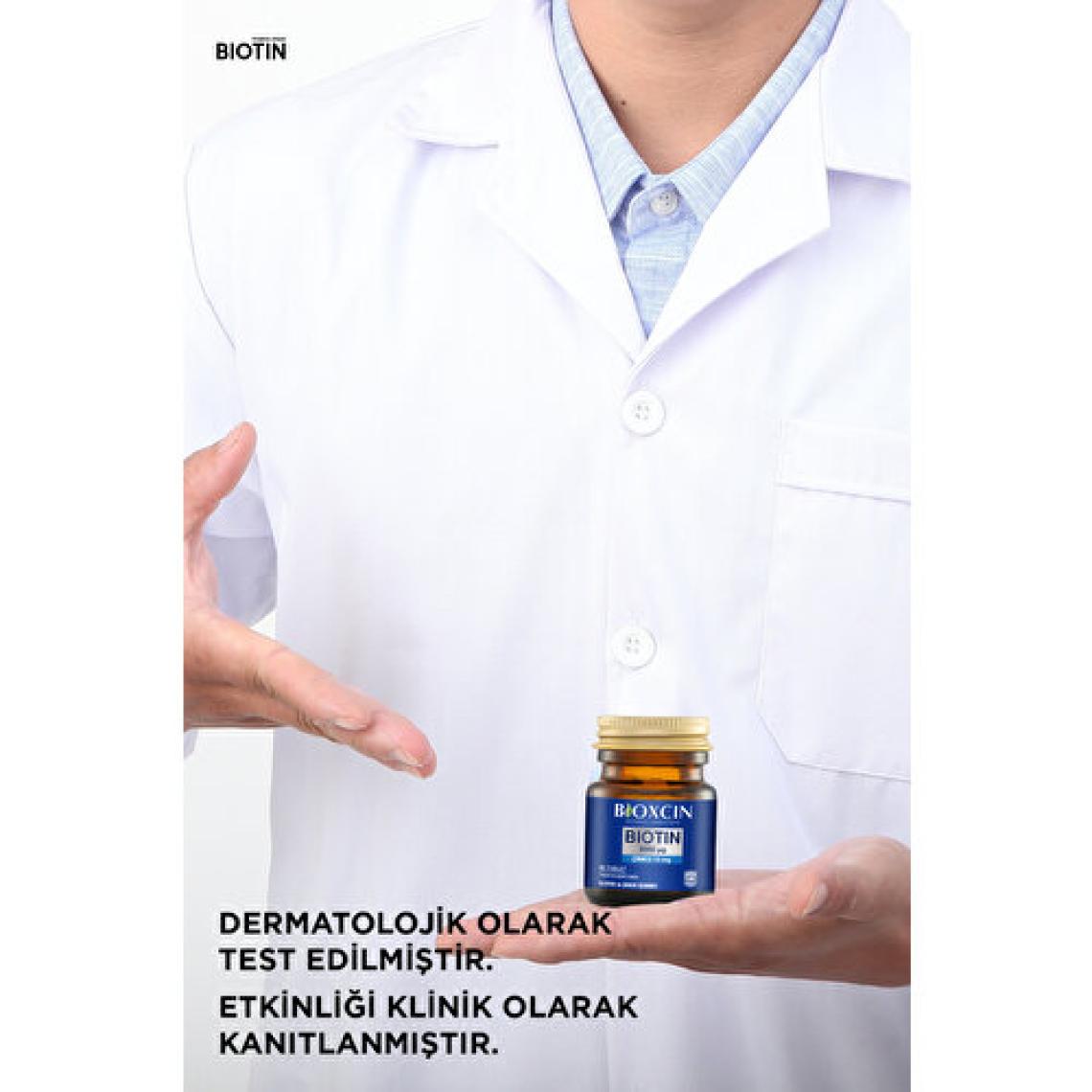 Bioxcin Biotin 5000 mg + Çinko 15 mg 60 Tablet + 300 ml Şampuan Hediyeli