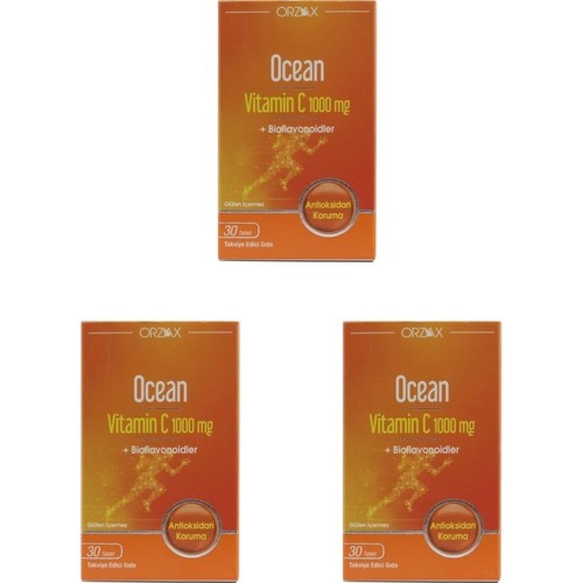 Orzax Ocean Vitamin C 1000 Mg 30 Tablet x 3 Kutu
