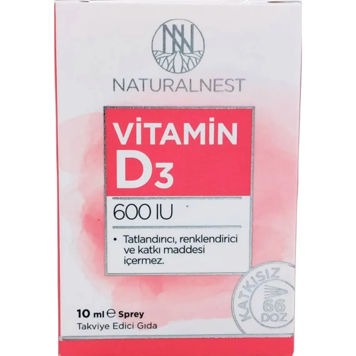 Naturalnest Vitamin D3 600 IU 10 ml Sprey