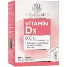 Naturalnest Vitamin D3 600 IU 10 ml Sprey