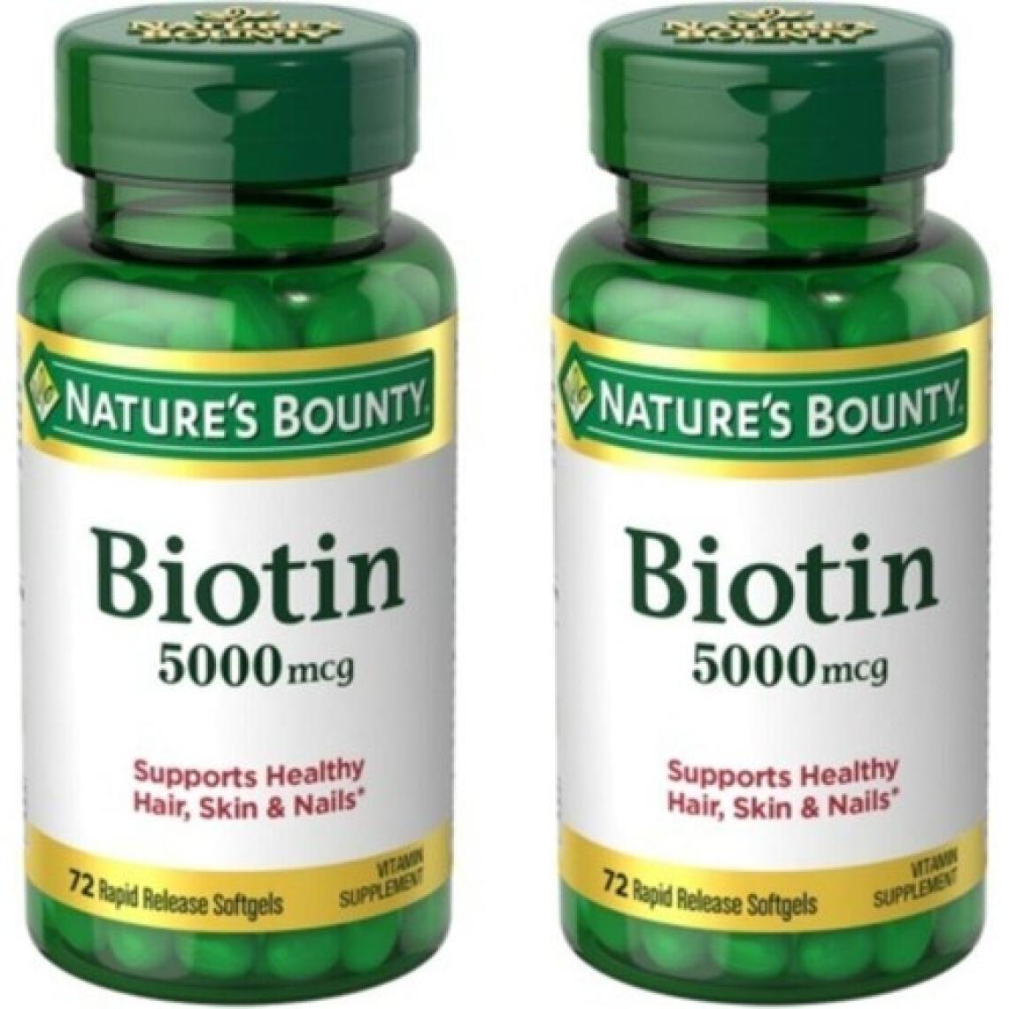 Nature's Bounty Natures Bounty Biotin 5000 Mcg 72 Kapsül - 2 Adet