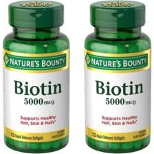 Nature's Bounty Natures Bounty Biotin 5000 Mcg 72 Kapsül - 2 Adet