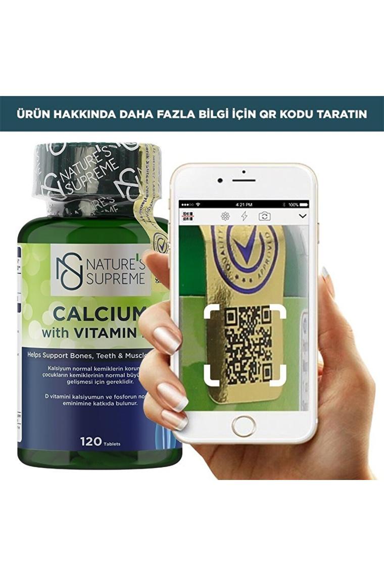 Nature's Supreme Calcium With Vitamin D3 120 Tablet