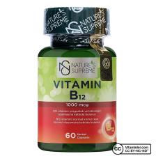 Nature's Supreme Vitamin B12 1000 Mcg 60 Kapsül