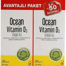 Ocean Vitamin D3 1000 2'li