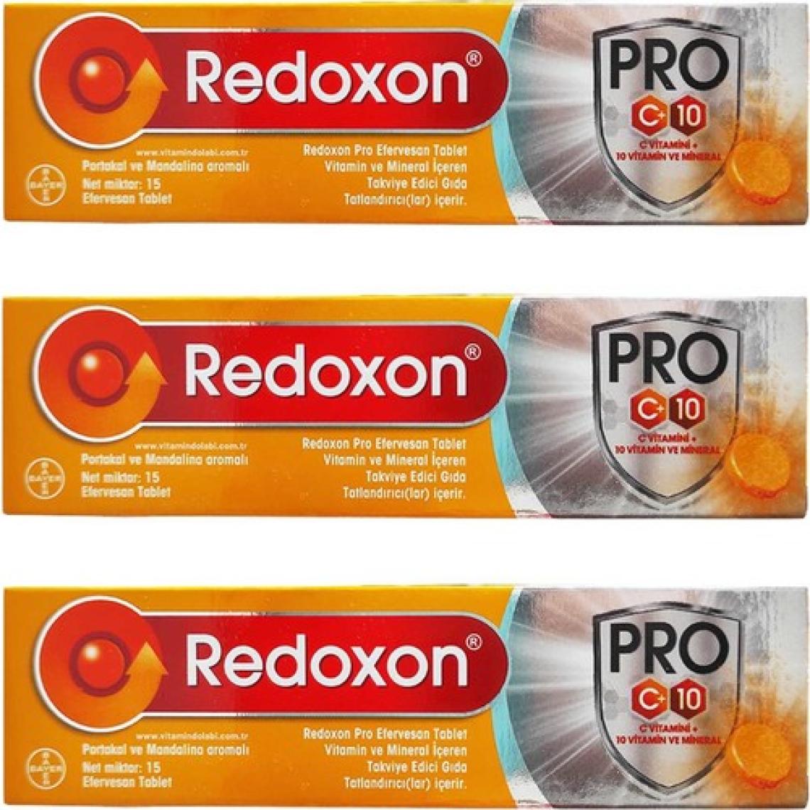 Redoxon Pro 15 Efervesan Tablet x 3 Adet
