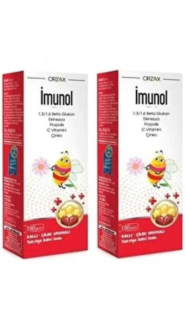 Orzax Imunol Sıvı Form Şurup 150 ml x 2 Adet