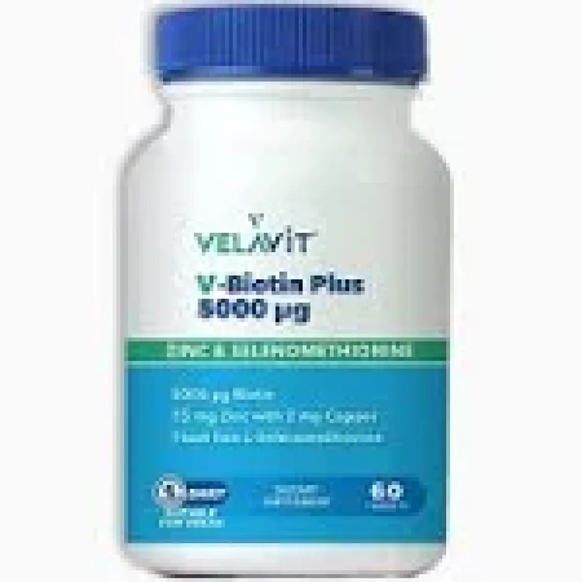 Velavit V-Biotin 5000 mg 60 Tablet