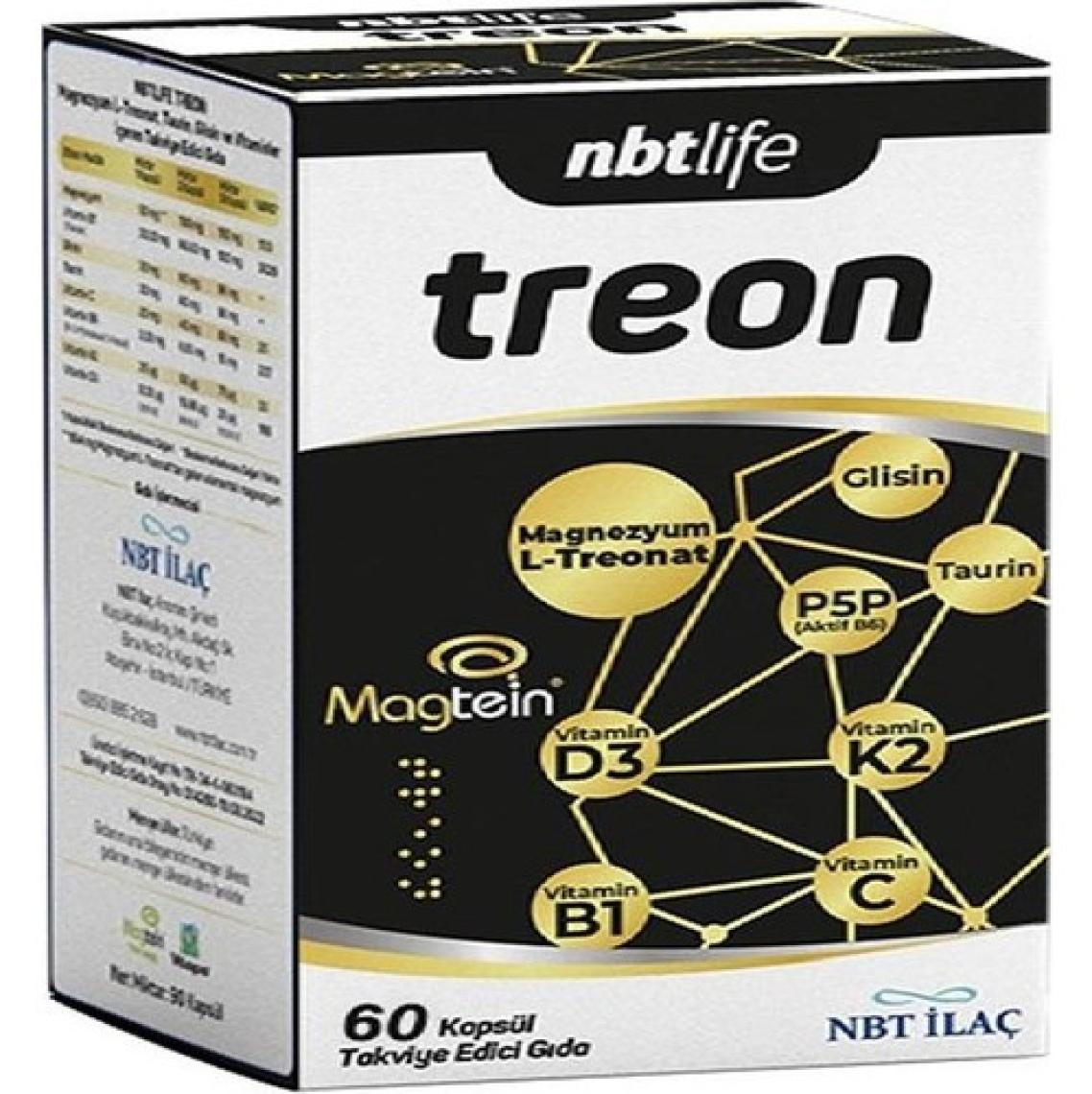Nbt Life Treon Takviye Edici Gıda 60 Kapsül