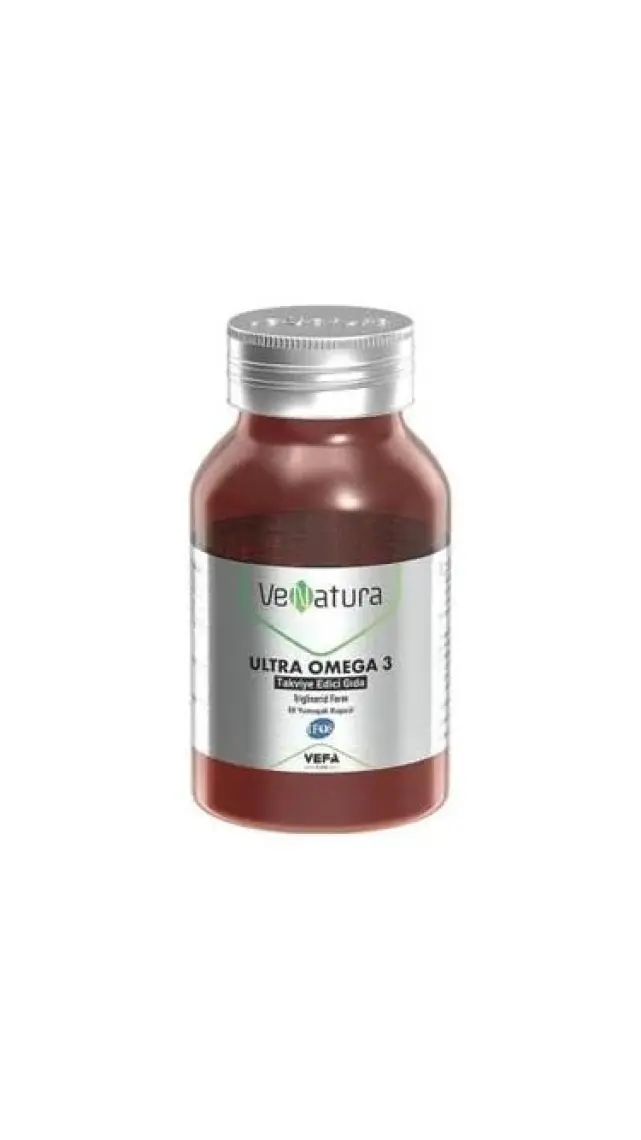 Venatura Ultra Omega 3- 60 Kapsül Takviye Edici Gıda