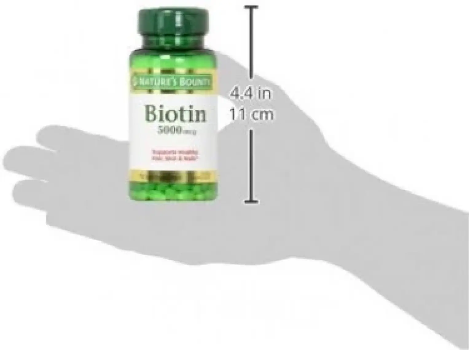 Nature's Bounty Biotin 5000ug 72 Kapsül