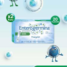 Enterogermina Kids 20 Flakon 2 Milyar Bacillus Clausii Sporu Içeren Probiyotik 2'li Avantaj Paketi