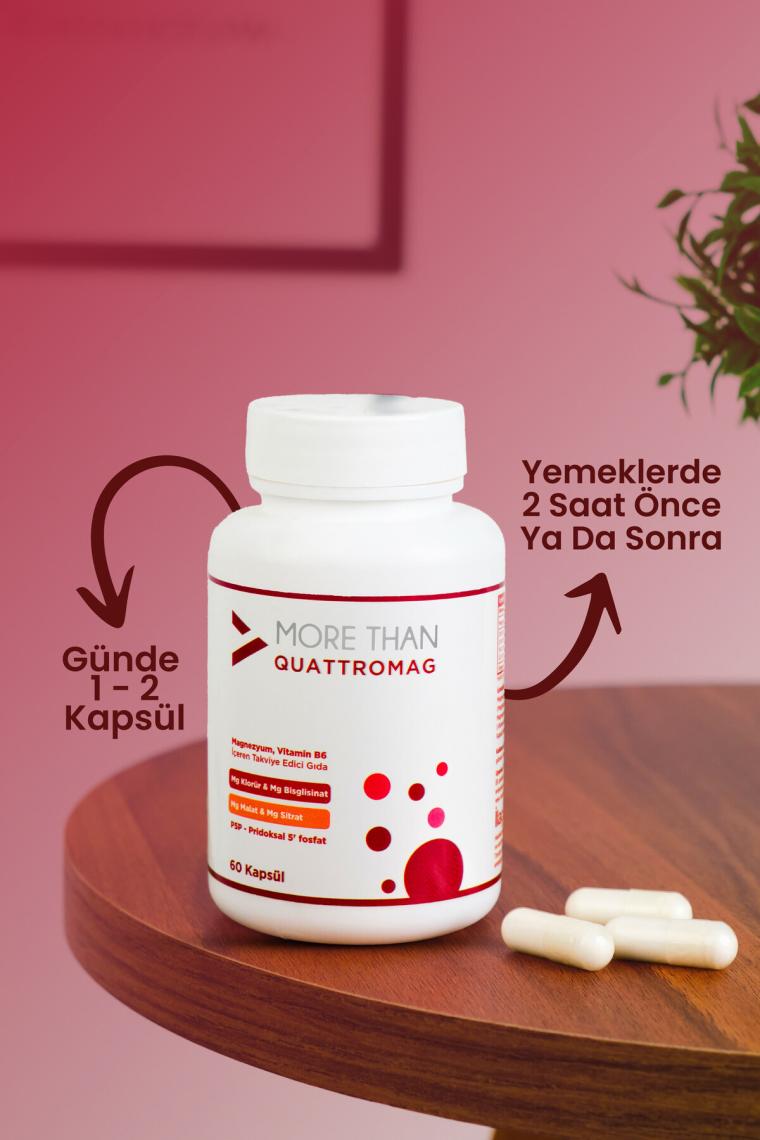 More Than Quattromag Magnezyum Kompleks 60 Kapsül