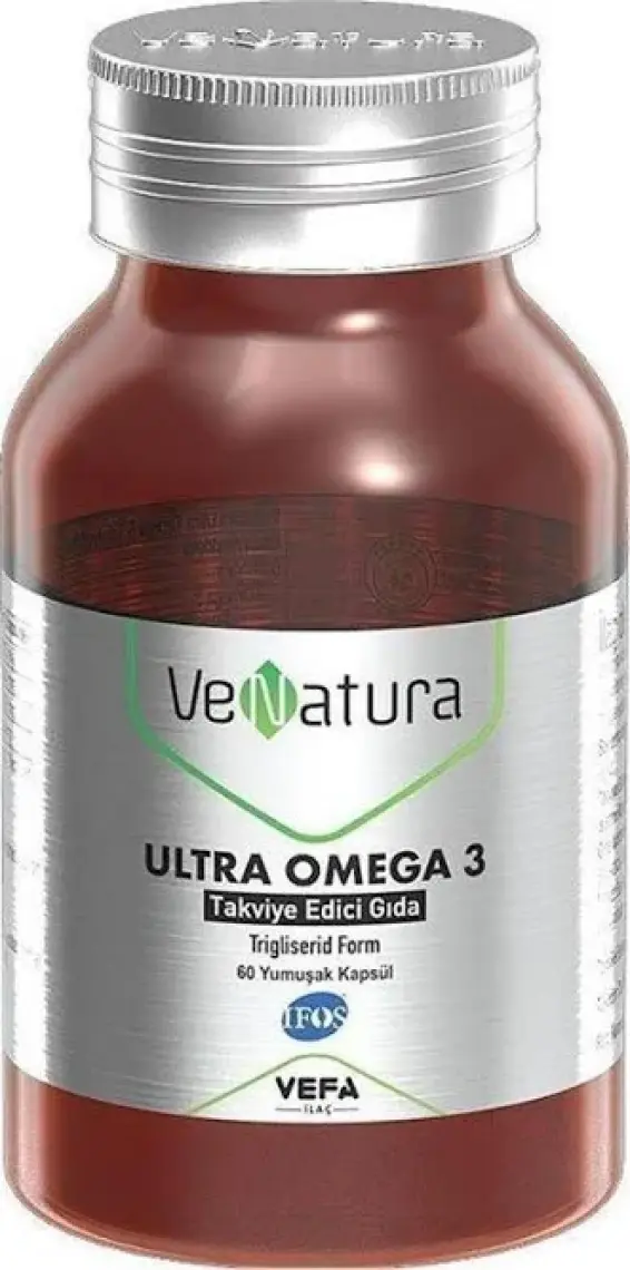 Venatura Ultra Omega 3- 60 Kapsül Takviye Edici Gıda