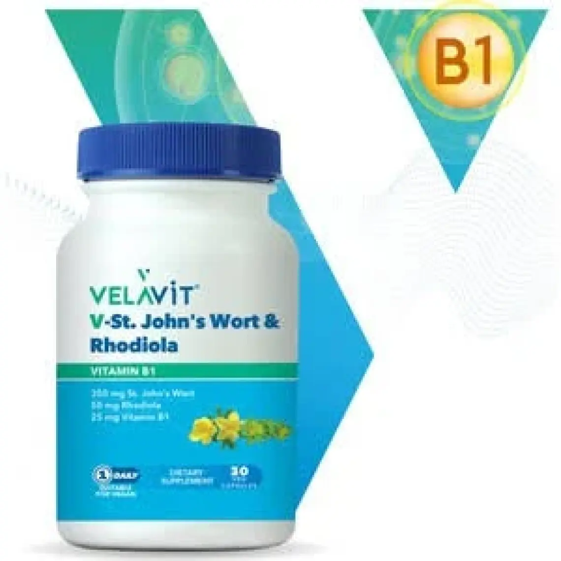 Velavit V-St. John's Worth Rhodiola 30 Tablet