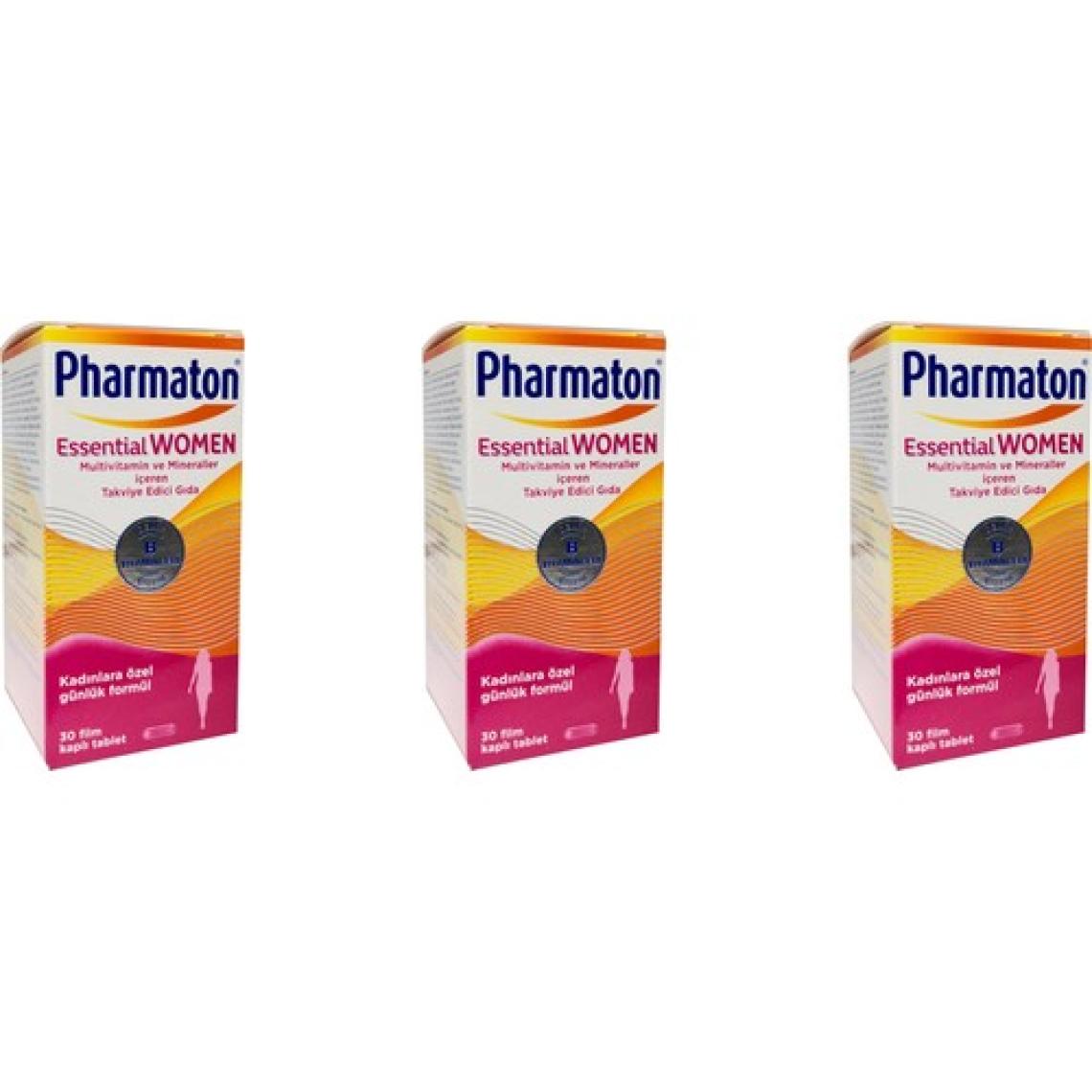 Pharmaton Essential Kadın Vitamin Mineral 30 Kapsül  3'lü Paket
