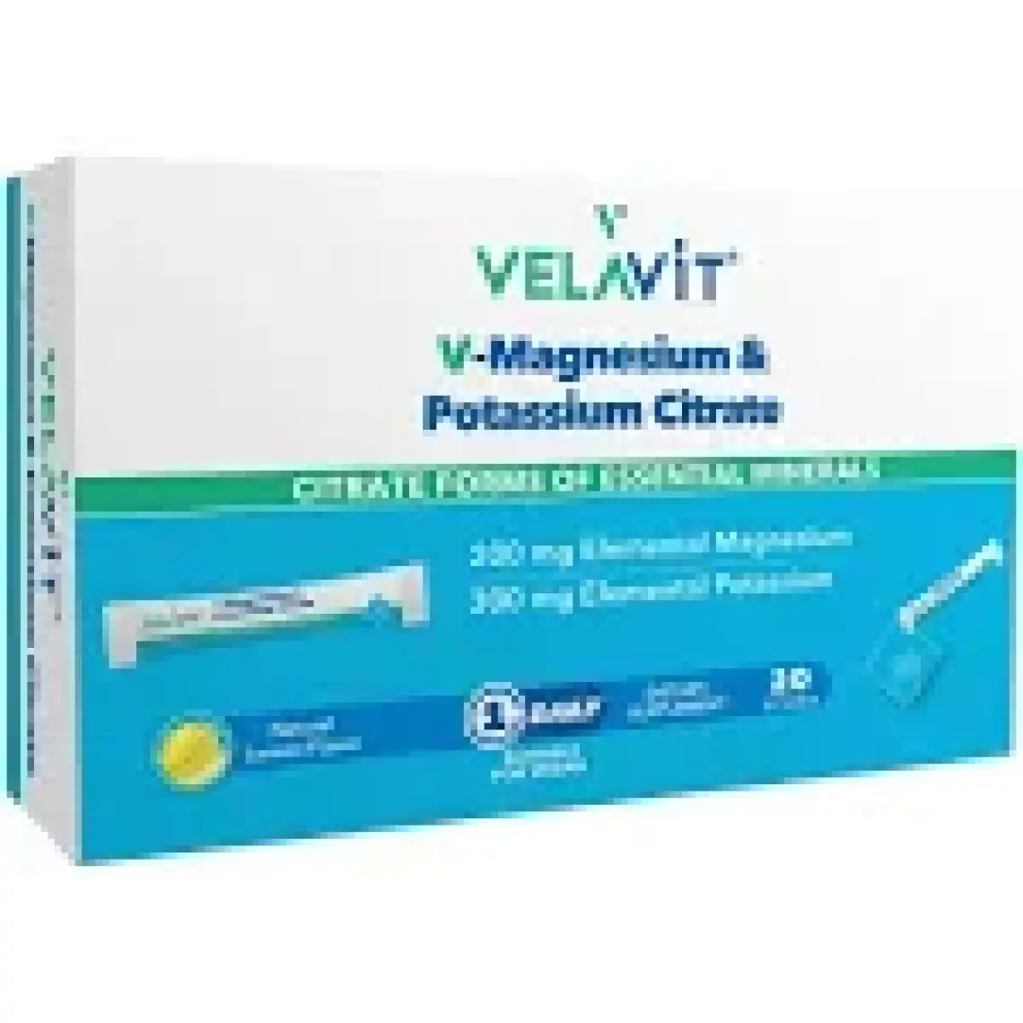 Velavit V-Magnesium & Potassium Citrate 20 Saşe
