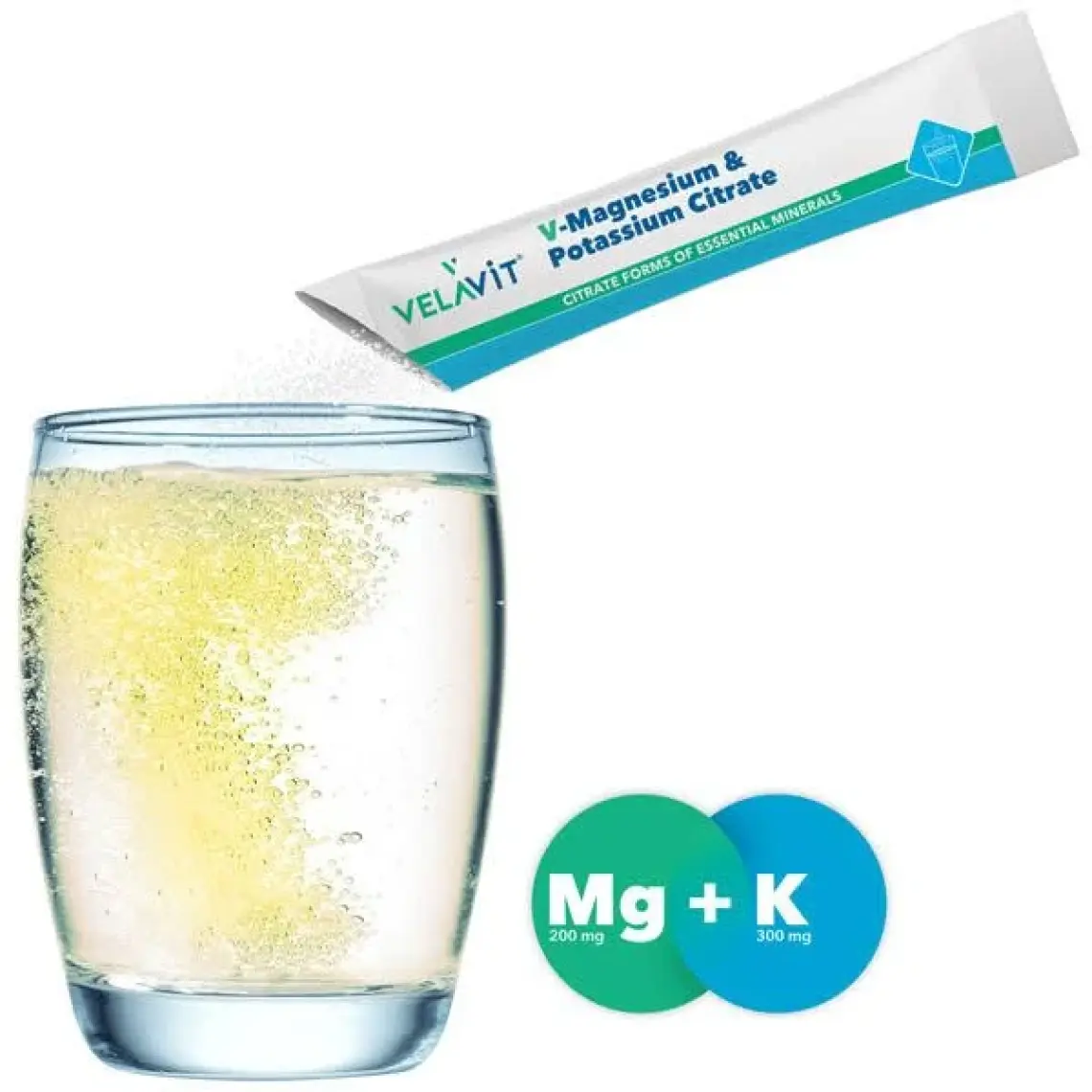 Velavit V-Magnesium & Potassium Citrate 20 Saşe