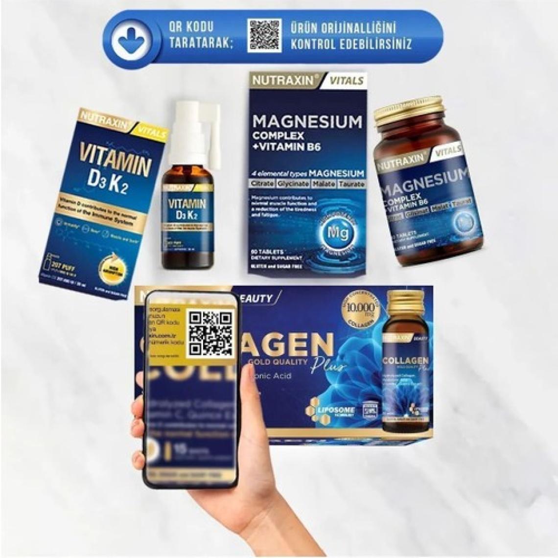 Nutraxin Vitamin D3K2 30 ml Gıda Takviyesi 2'li