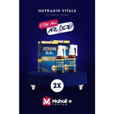 Nutraxin Vitamin D3K2 30 ml Gıda Takviyesi 2'li