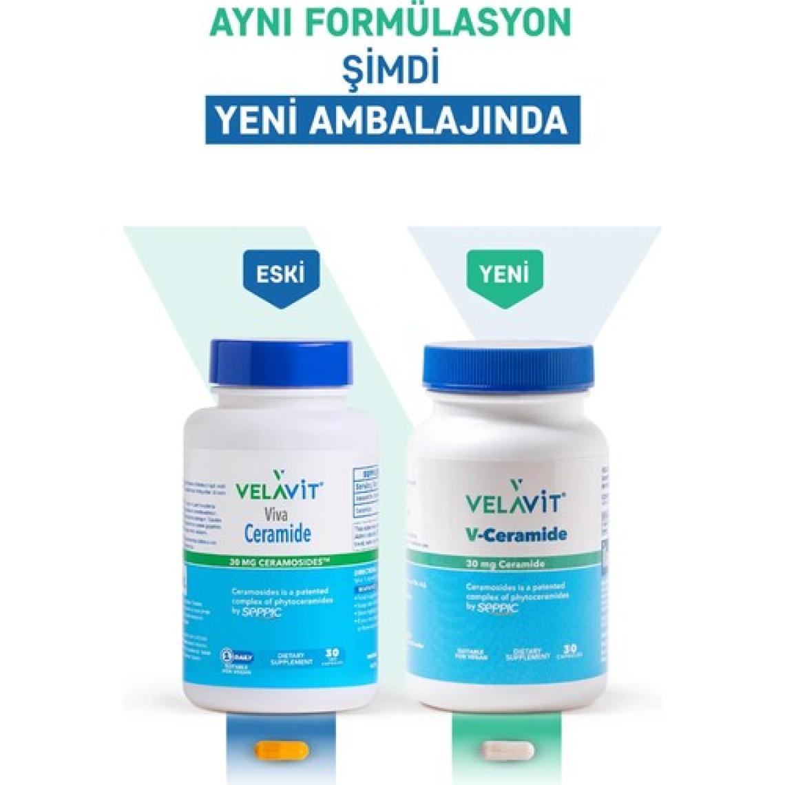 Velavit V-Ceramide 30 Mg Seramid 30 Kapsül