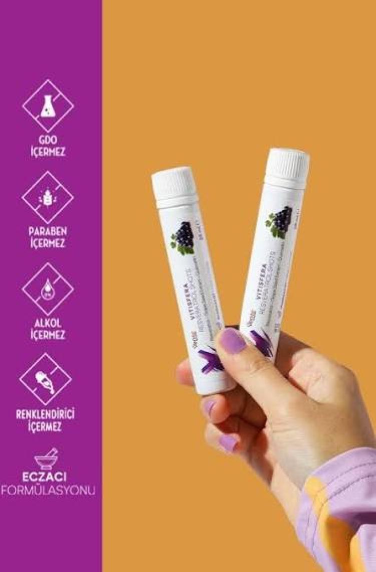 Vitisfera Resveratrol Shot Orman Meyveleri Aromalı 20 x 25 ml